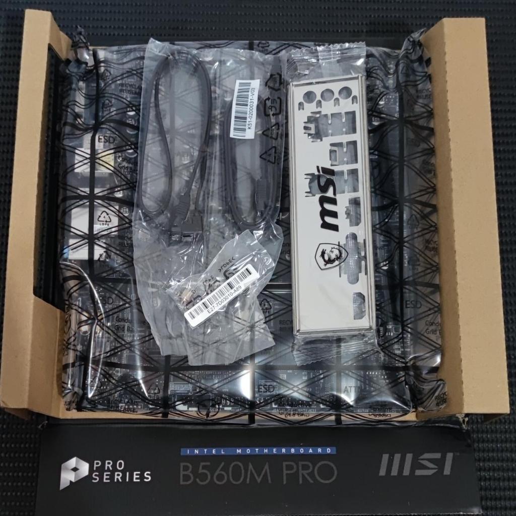 MSI B560M PRO + Intel Pentium G6400 Motherboard Intel LGA 1200 intel 10th 11th gen Paket Pentium