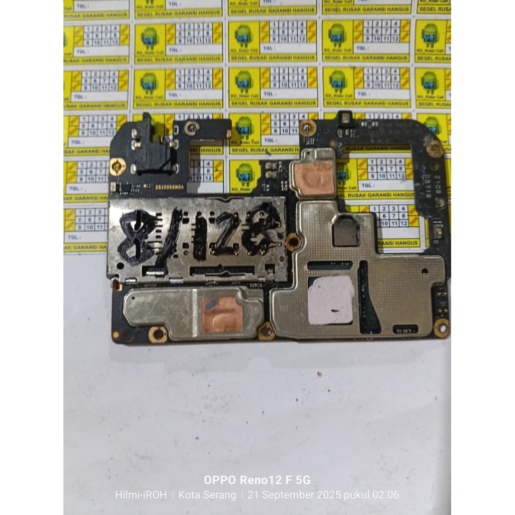 mesin Xiaomi redmi note 10 pro ram 8 128gb mati matot baru buka kaleng UFS h9hq15afamad