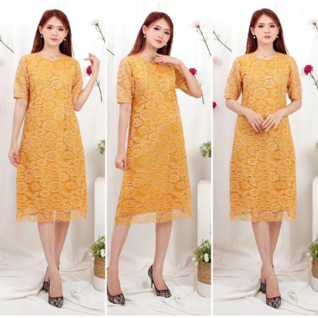 DRES BRUKAT CORNELY/ DRES PESTA / DRES PREMIUM/ DRES PESTA NATAL