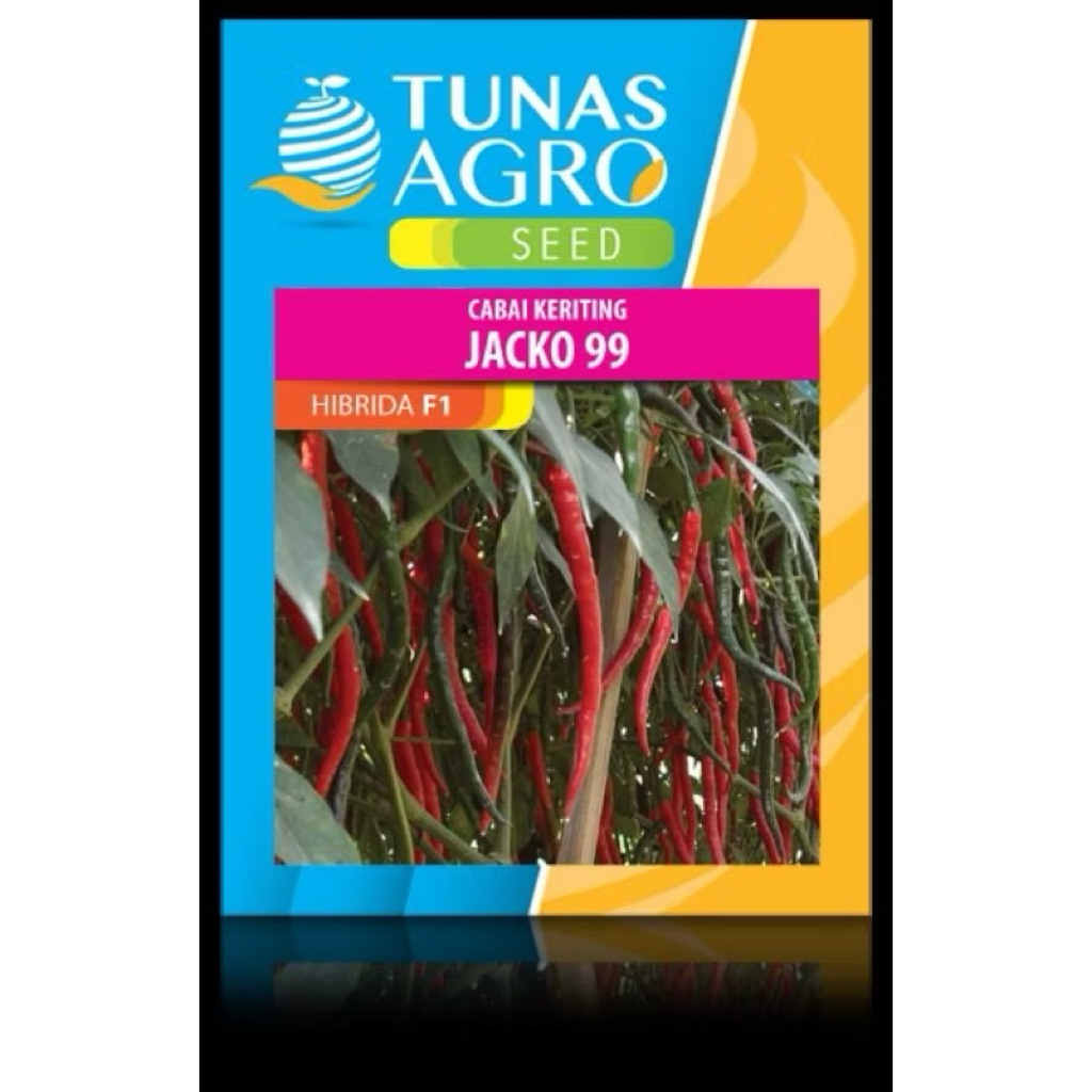 BENIH BINIT CABAI KERITING JACKO 99 F1 TUNAS AGRO ISI 10 gram