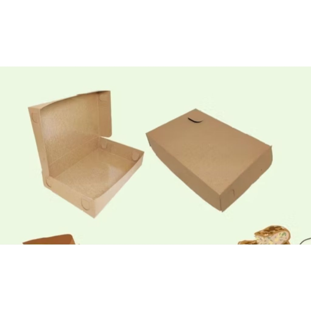 Dus martabak dus donat PONTIANAK full laminasi isi 6 ukuran 21x13, 5x4 cm
