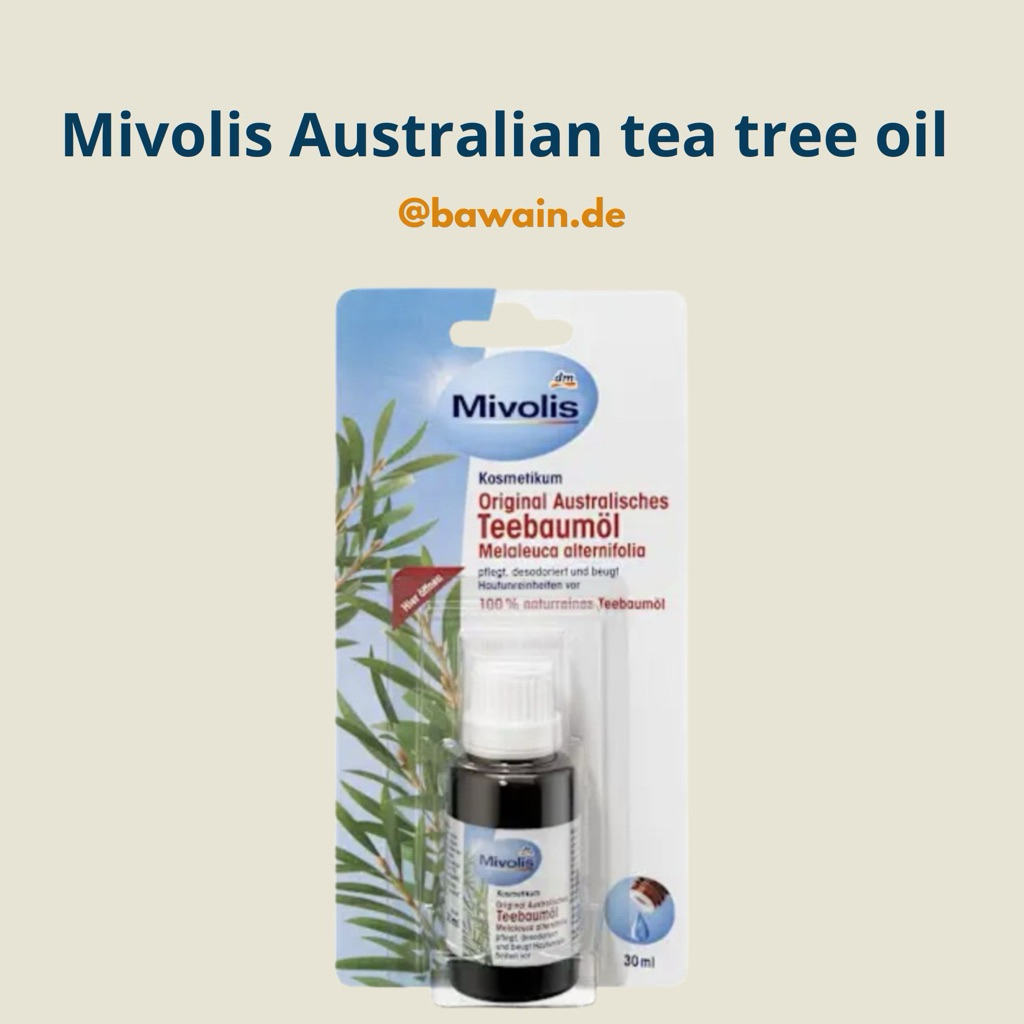 Mivolis Teebaumöl 30ml - Tea Tree Oil Asli DM Jerman
