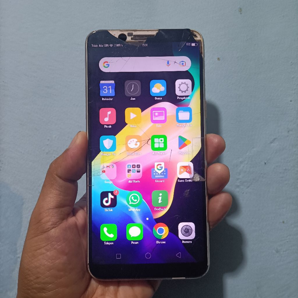 HP HANDPHONE UNIT OPPO F5 RAM 6/64 GB RESMI NORMAL JAYA ( CEK DESKRIPSI )