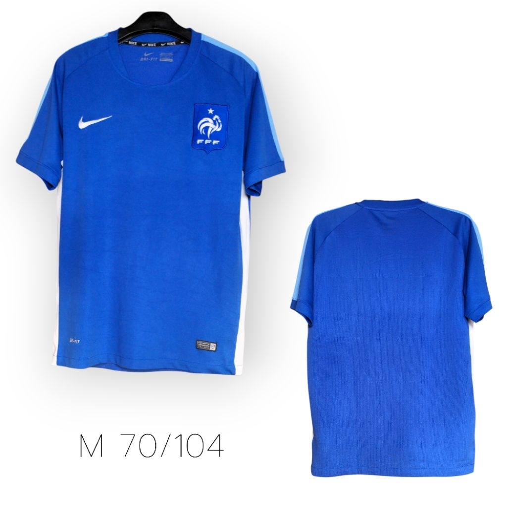 FRANCE 2015-2016 JERSEY TRAINING Timan Prancis SHIRT SOCCER FOOTBALL Original