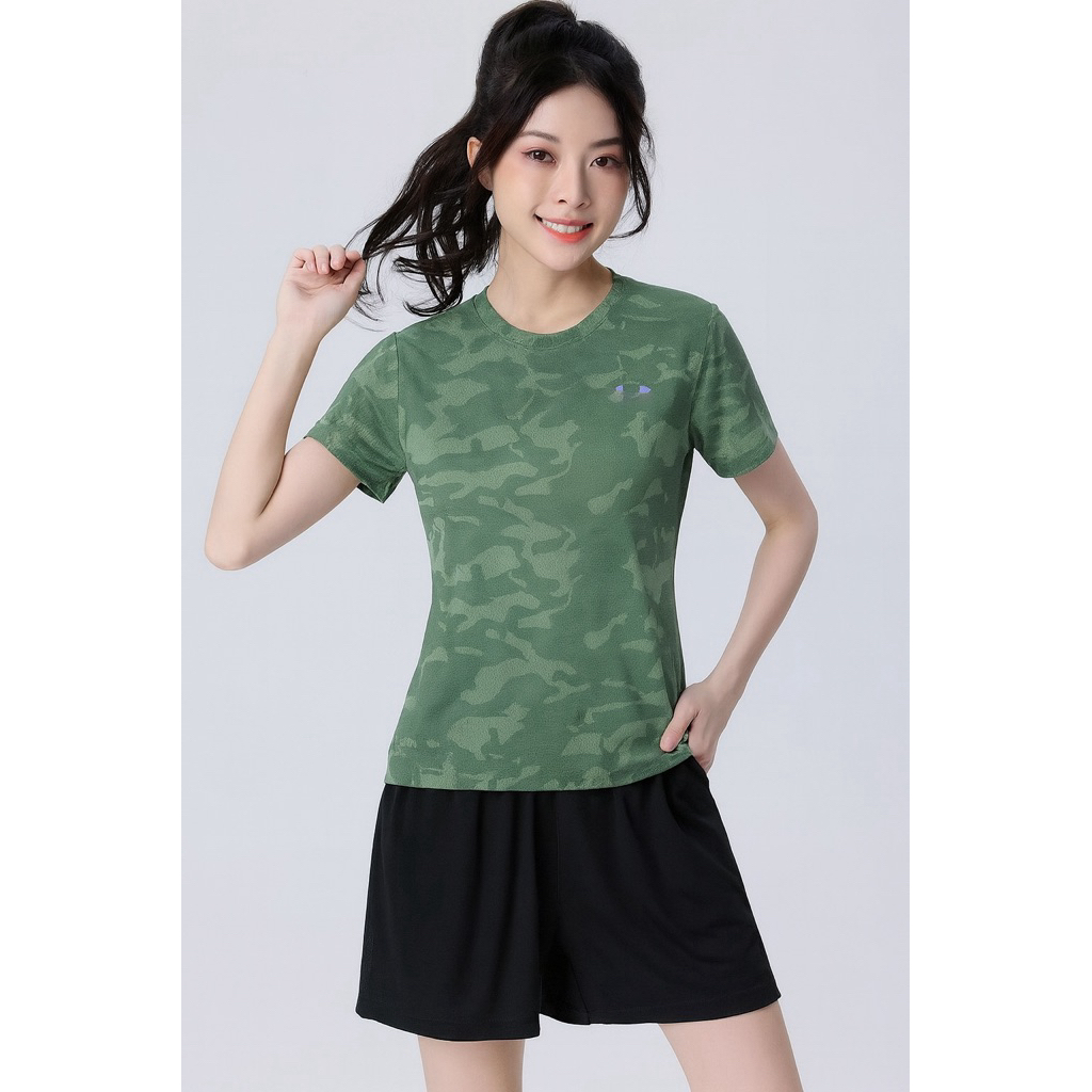 8808 UNDEMA  Kaos Olahraga Wanita / Dry Fit / Atasan Olahraga wanita slim fit