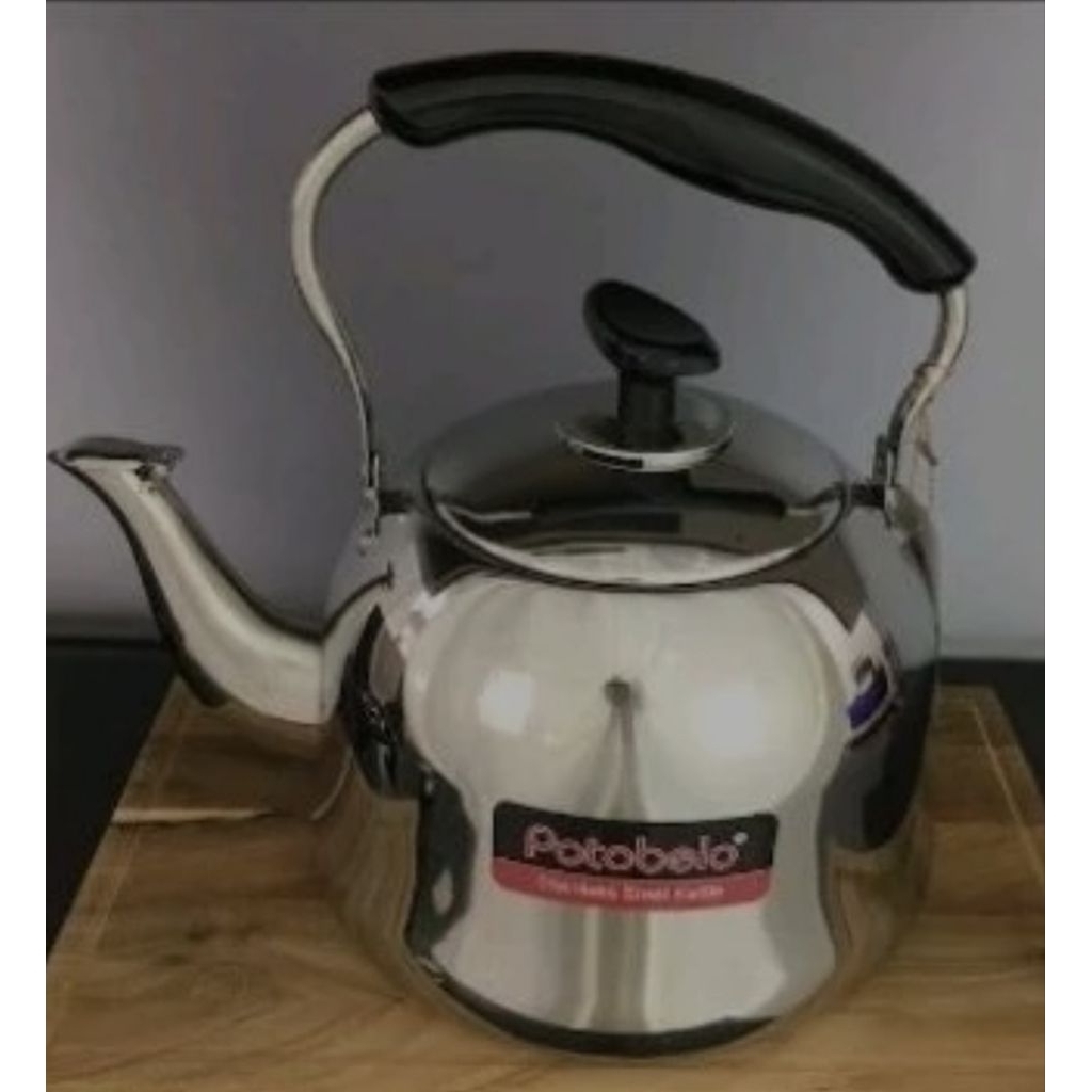 ceret air stainless Teko Air Whistling Kettle Teko bunyi ceret masak air Potobelo 1L 1,5L 2L 3L 5L 7