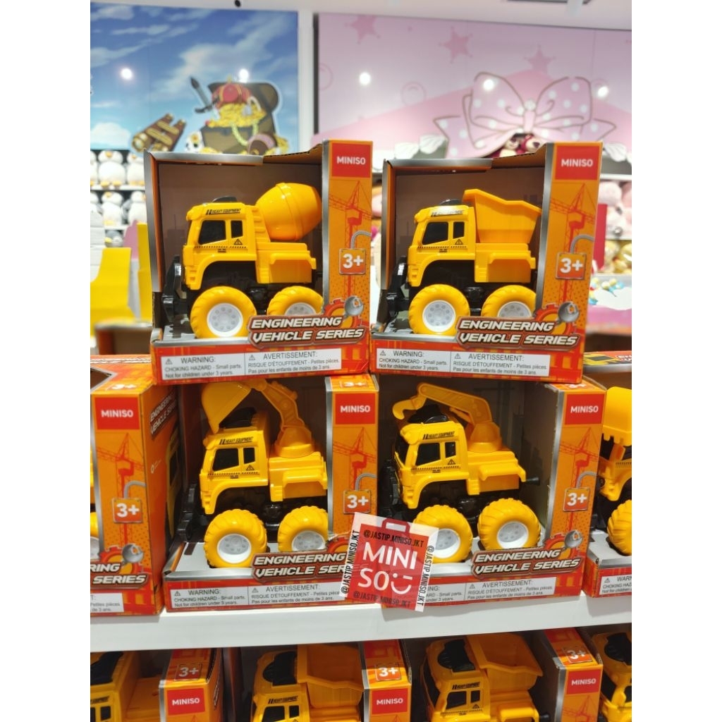 MINISO 🆕 Mobilan Engineering Vehicle Series (CRANE / EXCAVATOR / DUMP TRUCK / MIXER)