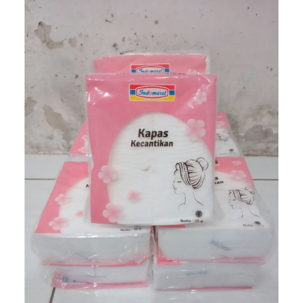 kapas kecantikan indomaret 35gr