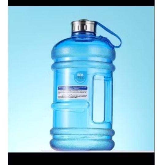 Miniso Botol minum 2,2 liter biru (PRELOVED NEW BELUM PERNAH DIPAKAI)