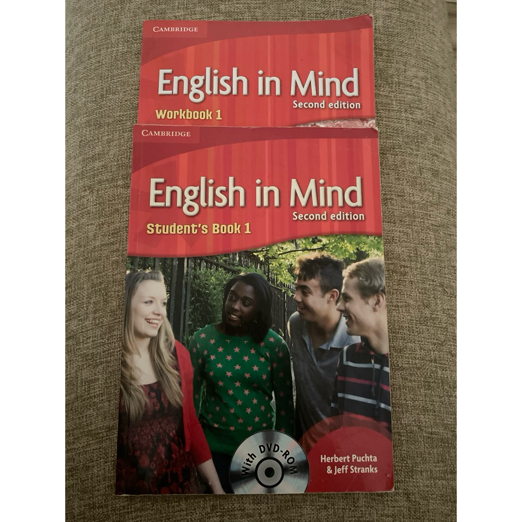 ENGLISH IN MIND SECOND EDITION STUDENT’s BOOK 1 AND WORKBOOK 1 CAMBRIDGE