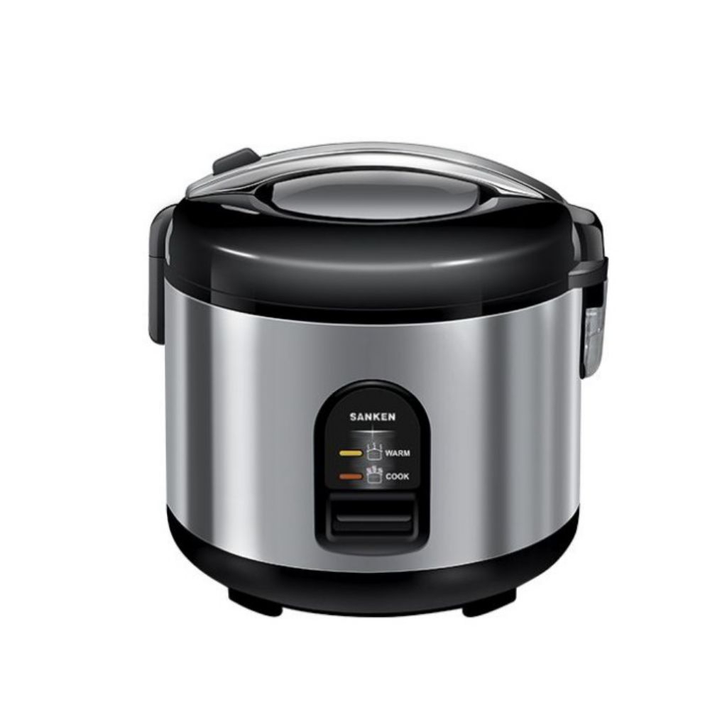 Magicom Penanak Nasi Sanken SJ150 Panci 1.2Liter Stainless Pot Sehat Garansi Masak Kukus Menghangatk