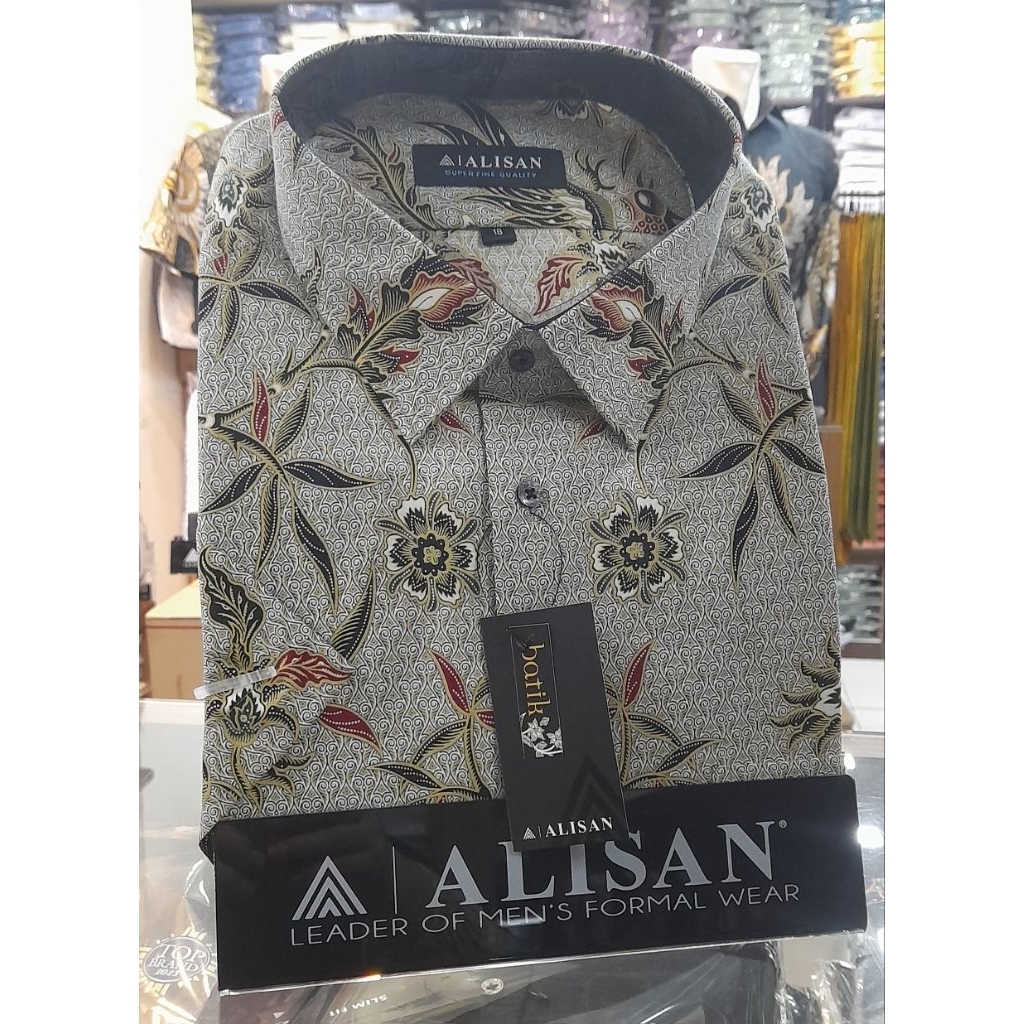 Alisan Batik Lengan Pendek Reguler Big Size