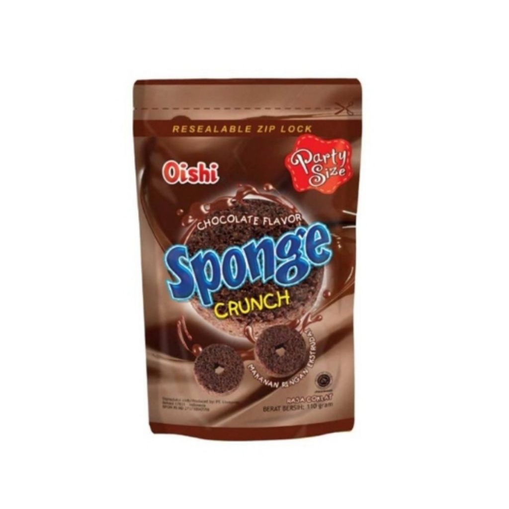 Snack Oishi Sponge All Variant / Sponge Coklat / Sponge Stroberi