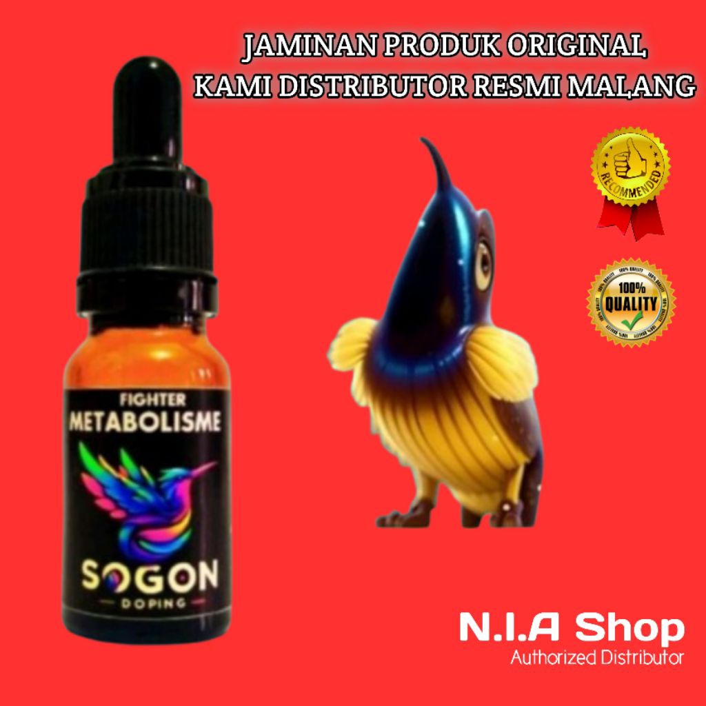 METABOLISME FIGHTER DOPING SOGON DOSIS TINGGI METABOLISME BURUNG ORIGINAL