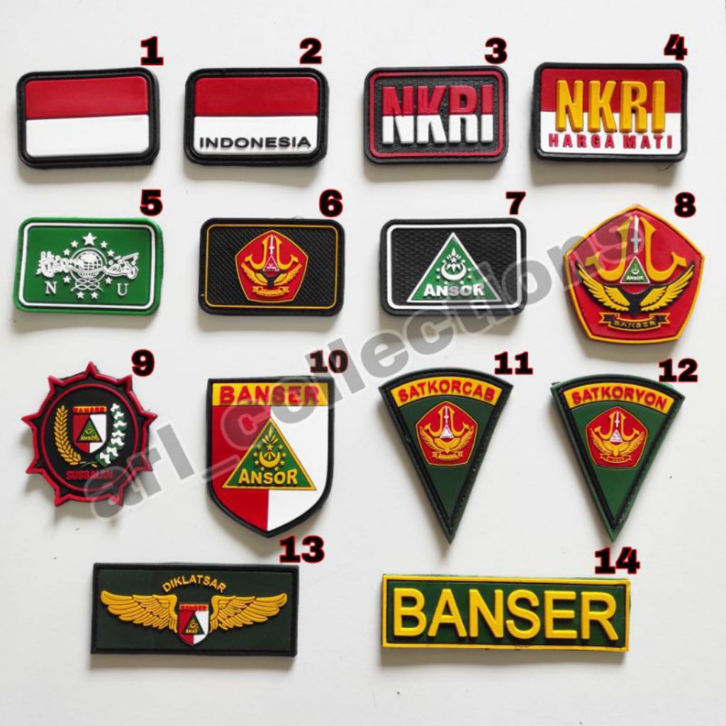 Logo Banser patch rubber