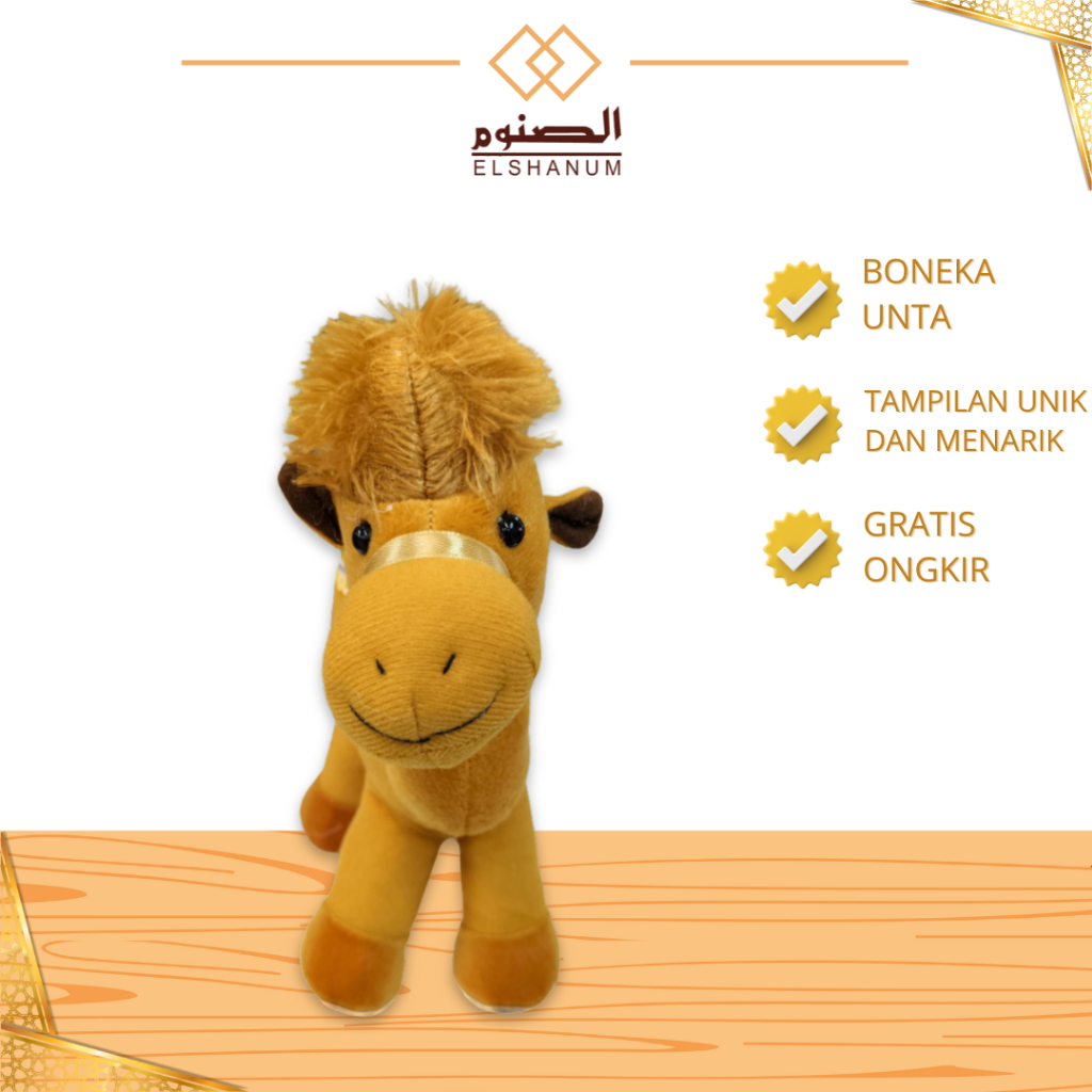 Boneka unta Size S / Boneka karakter Unta / boneka Karakter Unta Lucu / shabani store