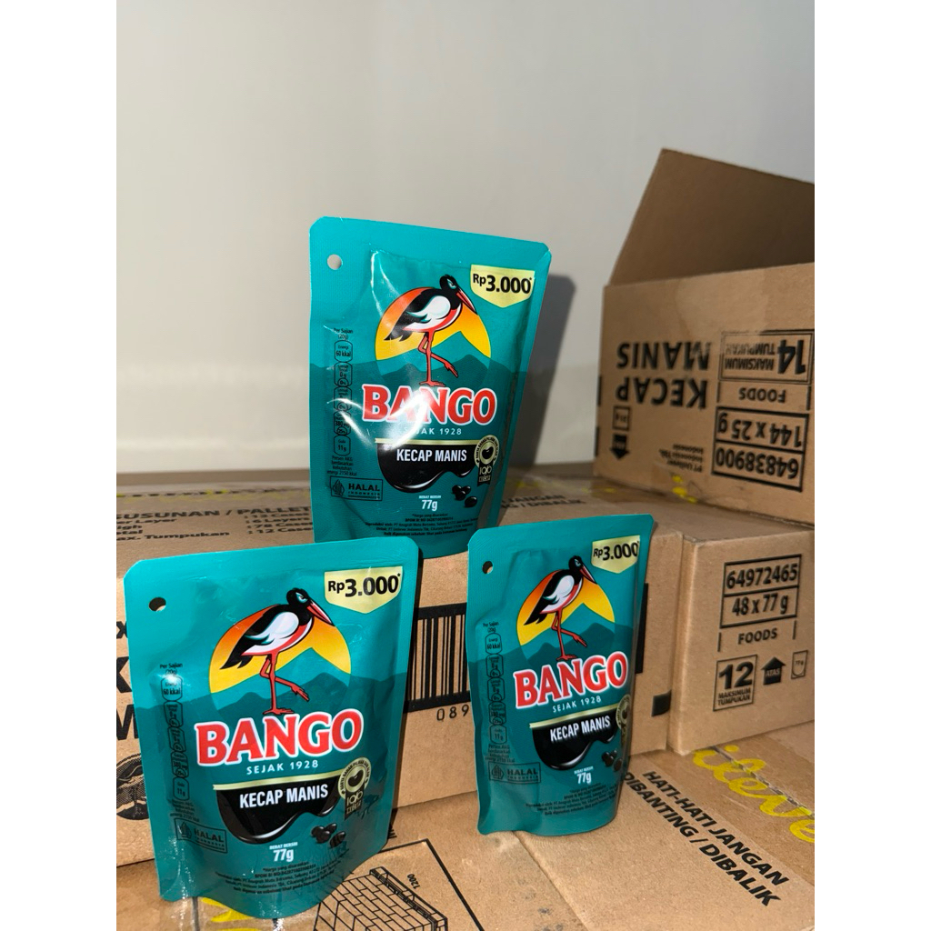 

Kecap Bango 77gr isi 48 pcs (1dus)