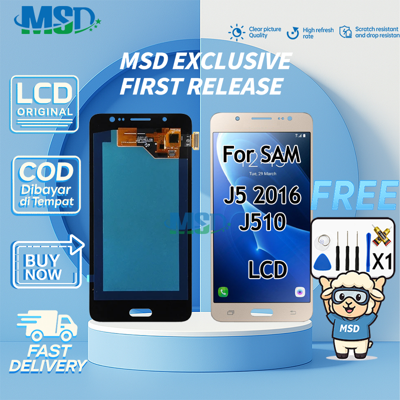 LCD For SAMSUNG J5 2016 / J510 UNIVERSAL FULLSET Touchscreen LCD HP OG ASUGAR/MSD