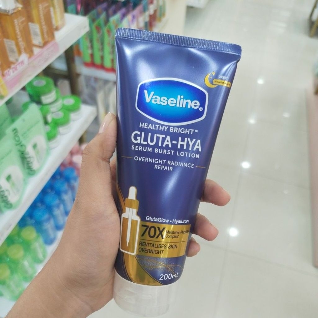 Vaseline gluta hya night 200 ml
