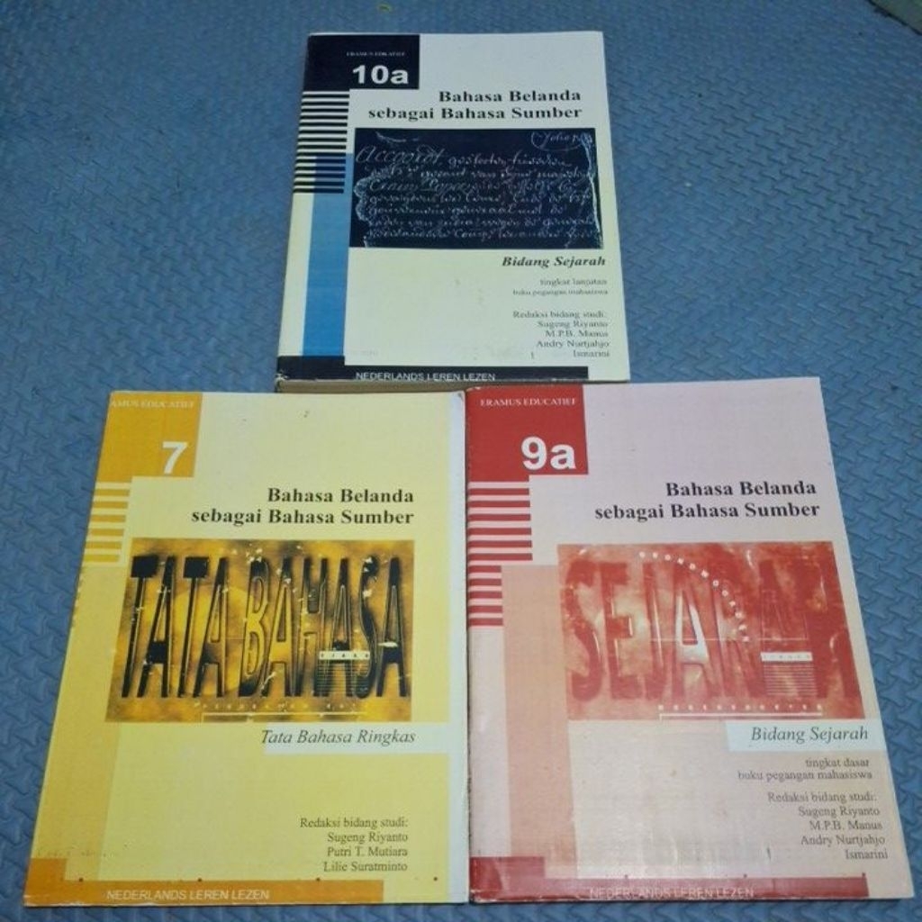 Paket Buku Bahasa Belanda Sebagai Bahasa Sumber 7, 9a, 10a