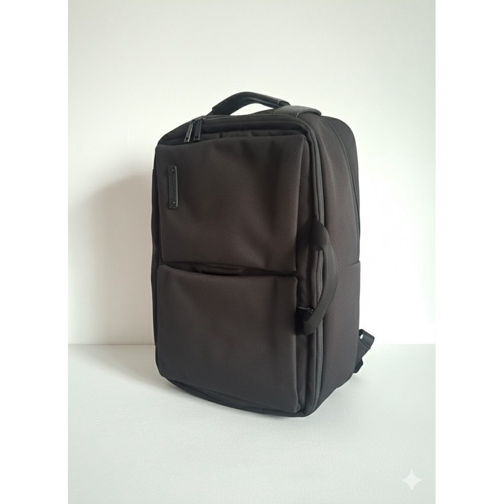 NEW Tas Hush Puppies Backpack Tas Laptop Hush Puppies Tas Hitam Tas Kerja Tas Kuliah Laptop Bag Back