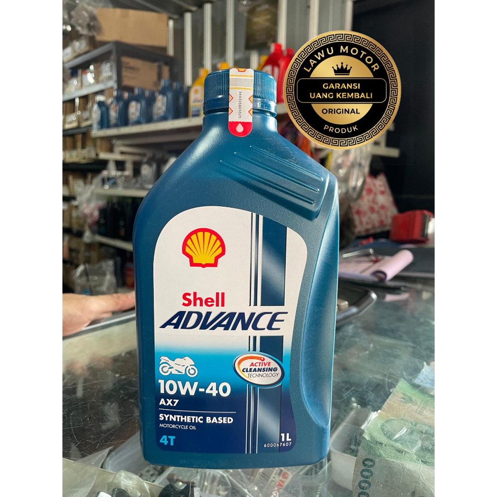 Shell AX7 10W-40 1L Scooter Oil || Shell AX7 MANUAL Oil 10W-40