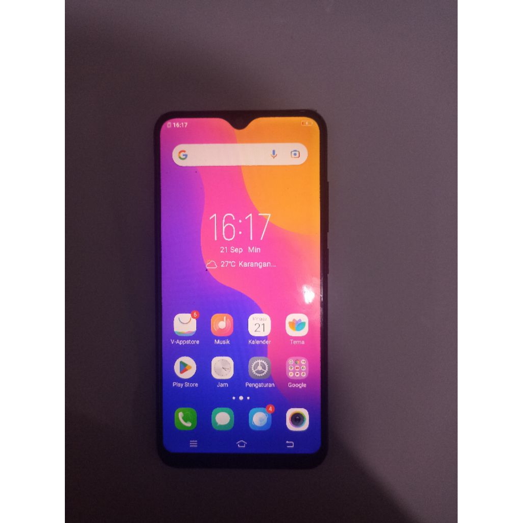 hp murah vivo y91 sekend ram 3/32 siap pakai masih ori semua no minus