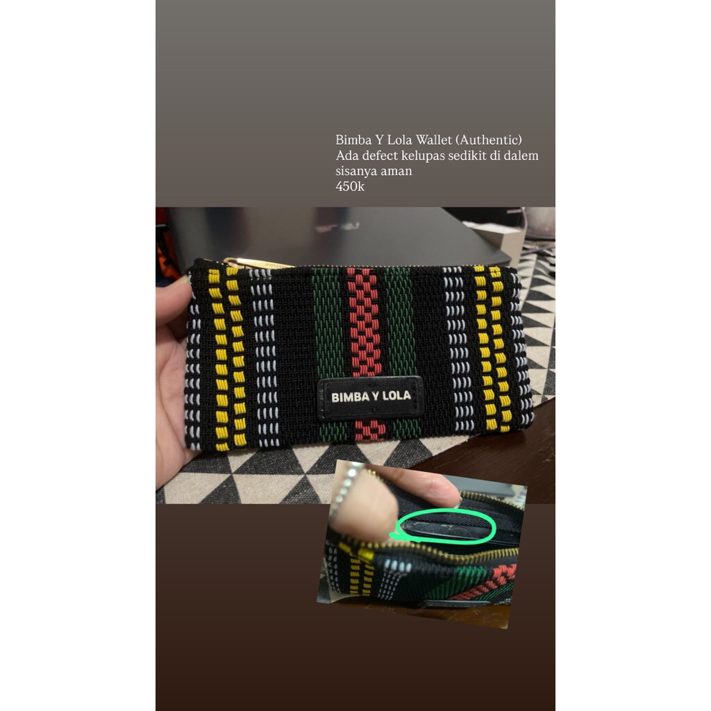 bimba y lola wallet authentic
