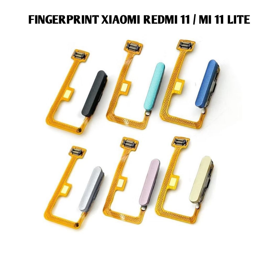 sidik jari xiaomi redmi 11 / MI 11lite original sensor fingerprint pengganti flekxible / fleksibel M