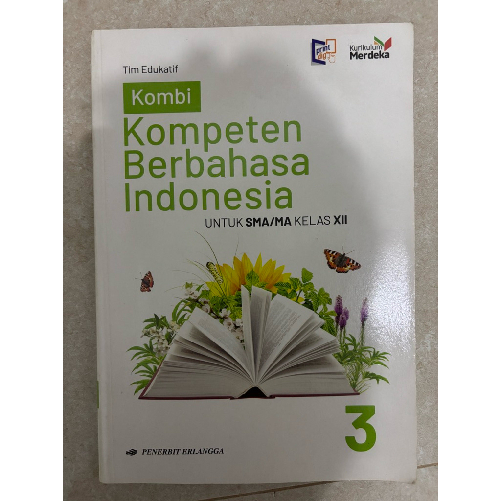 buku erlangga kurmer bahasa indonesia kelas 12