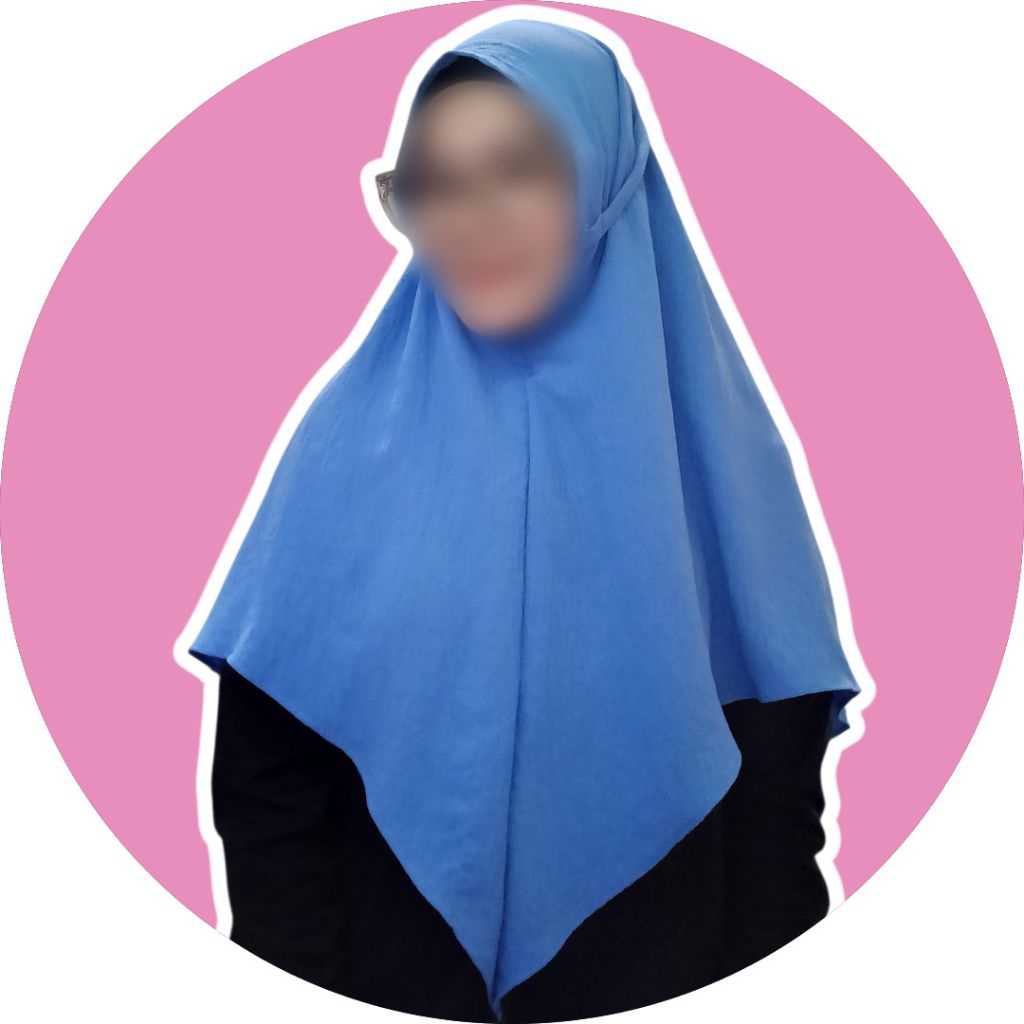 PRELOVED BERGO WARNA DENIM BAHAN CRINKLE