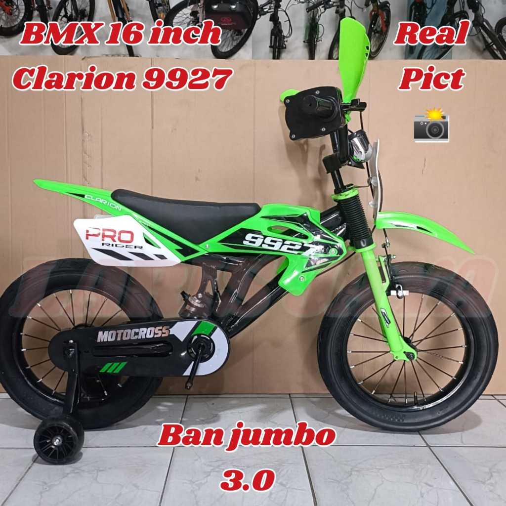 Sepeda Anak Laki Clarion CL 9927 Suspensi Trail 16 inch ban 3.0 TERBARU