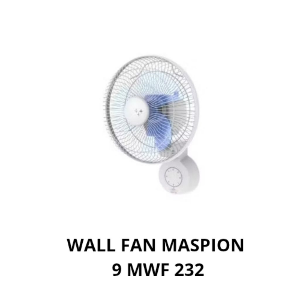 WALL FAN MASPION 9 MWF-232/ KIPAS ANGIN DINDING MASPION 9"/ KIPAS ANGIN TEMBOK MASPION