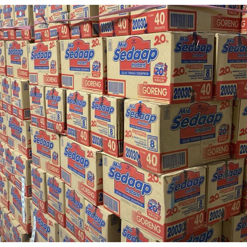 mie sedap goreng 1 karton