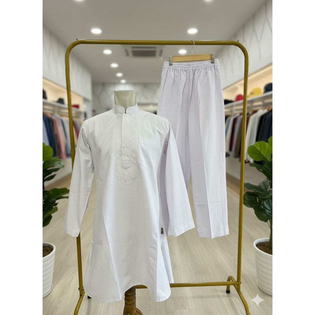 SETELAN KOKO DEWASA Baju Koko Hasgradini Lengan Pendek / Koko Hasgradini / Baju Koko