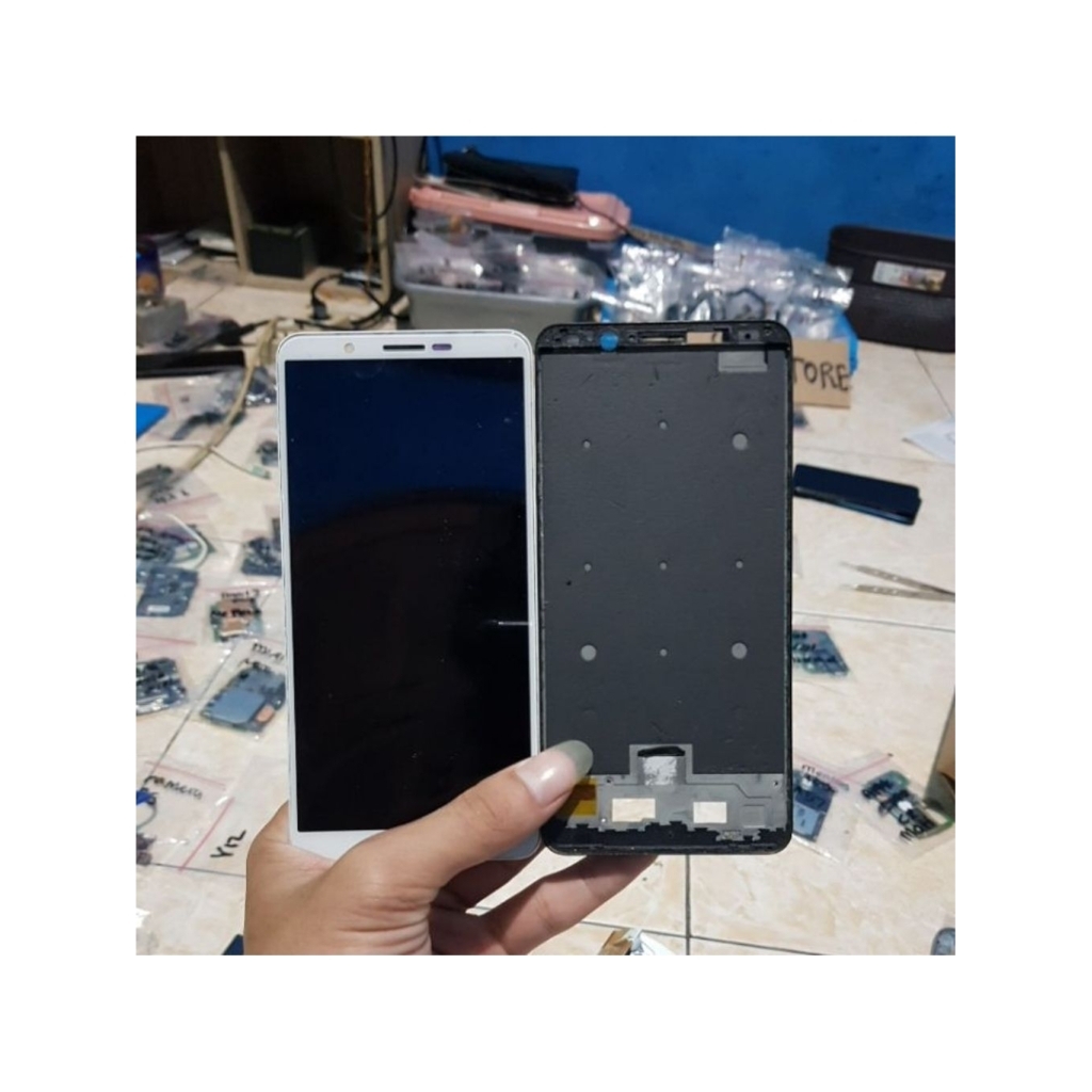 FRAME TATAKAN LCD TULANG TENGAH VIVO Y71 ORIGINAL COPOTAN LANGSUNG NO BONCEL BONCEL DI KIRIM BERIKUT