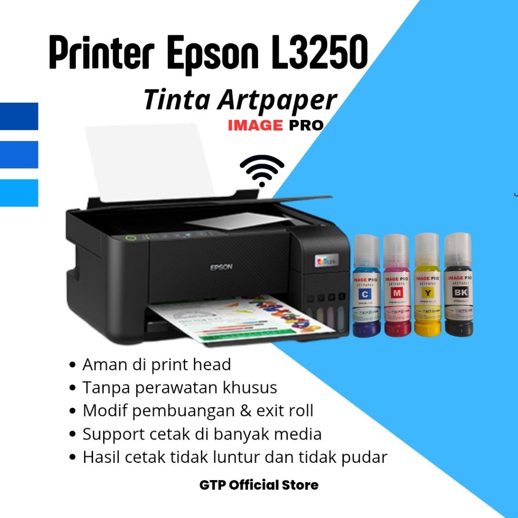 Paket Printer Epson L3250 + Tinta Artpaper Image Pro