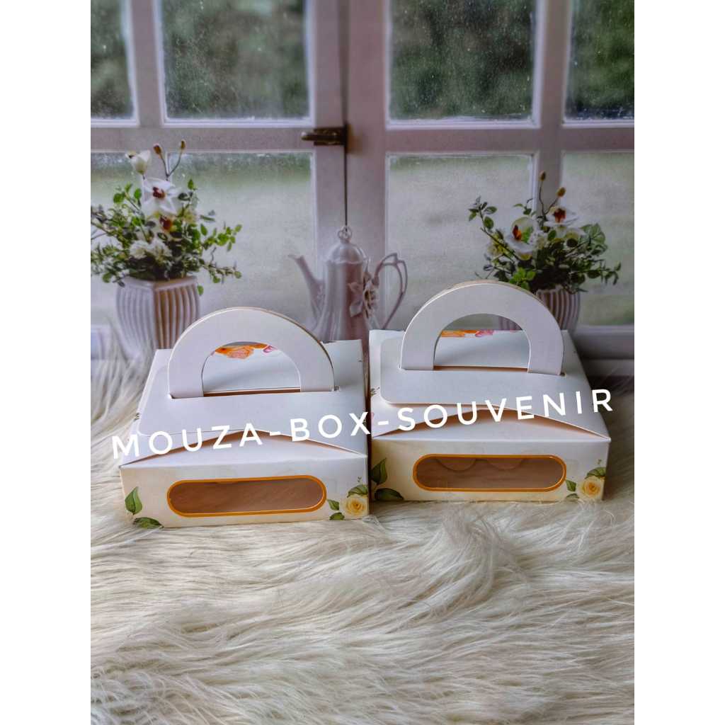 TERBARU ISI 50PCS BOX TENTENG UNTUK SOUVENIR ASBAK KACA DAN PIRING PISIN MOTIF CANTIK