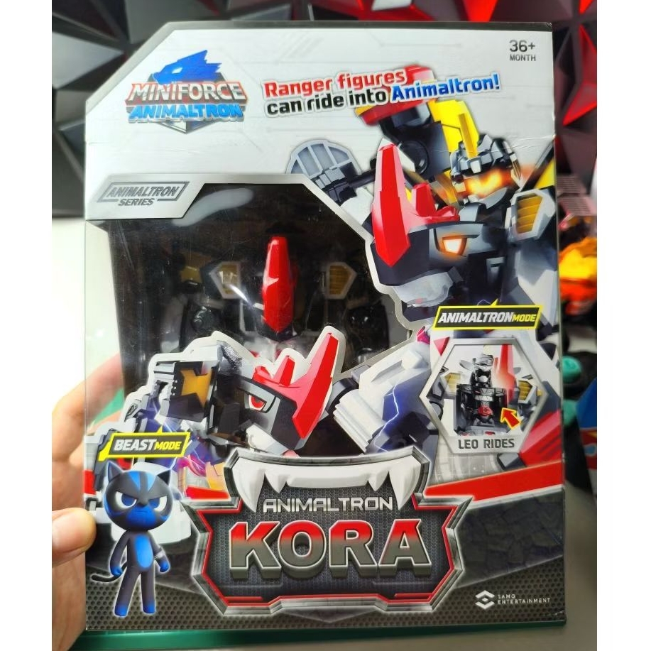 Cuci Gudang Original Miniforce Robot Animaltron Kora KidsToy Action Figure