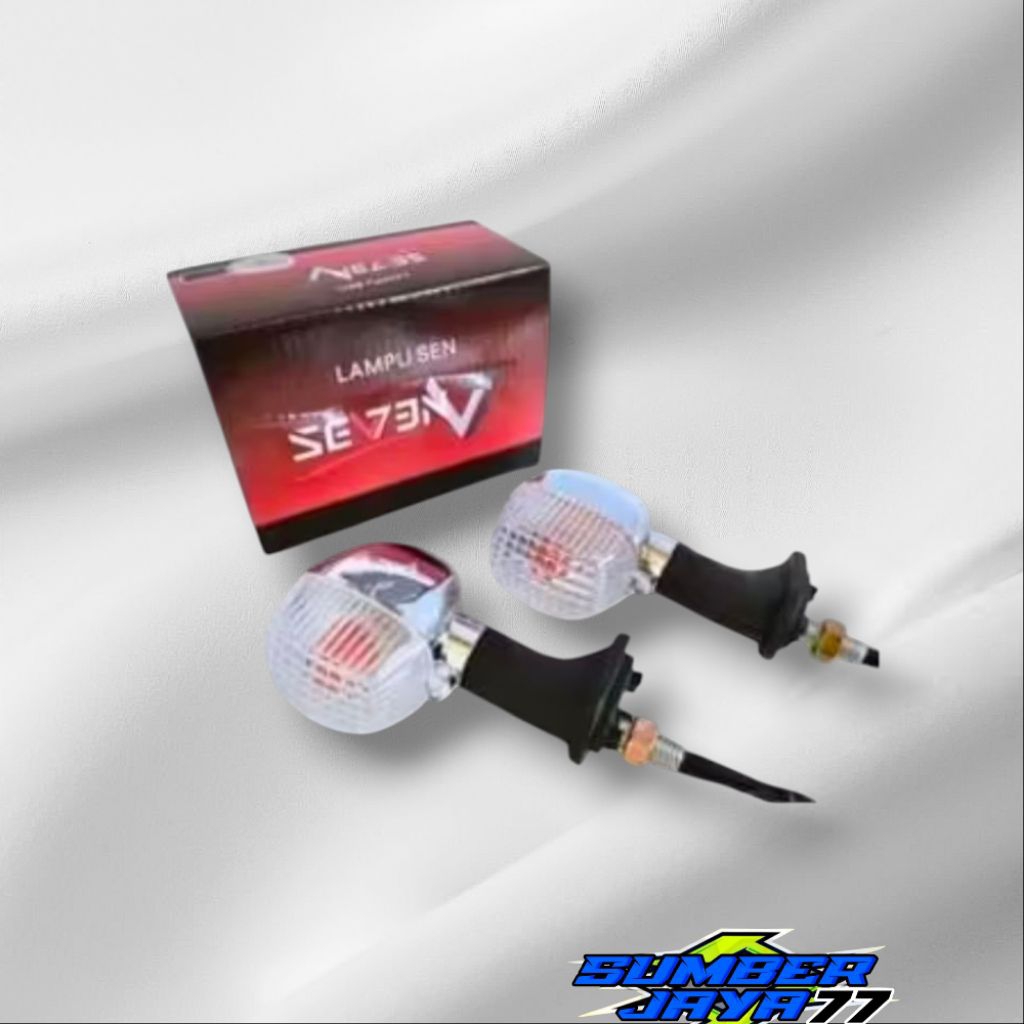 lampu sen ninja r sa rr rx king set kanan kiri mika crom panjang