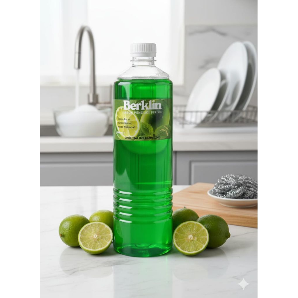 "Berklin" Sabun Cuci Piring / Sabun Pencuci Piring 1Liter