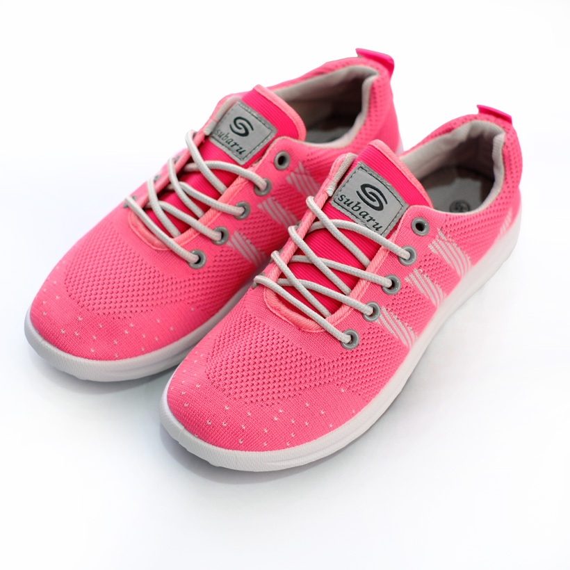 NEW Sepatu Sneakers Wanita Brand Subaru AY61 Warna Fuschia