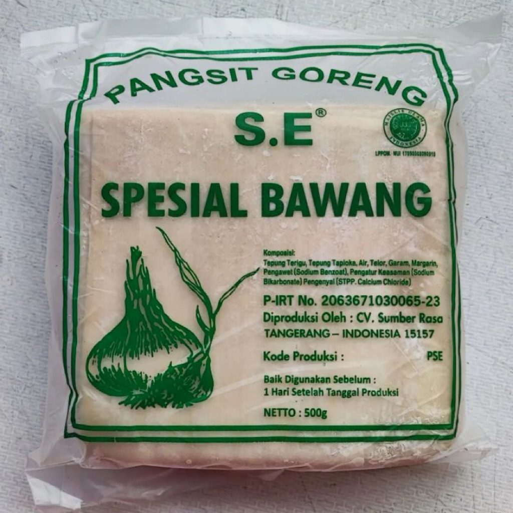Kulit pangsit goreng SE (spesial bawang) isi 50 lembar