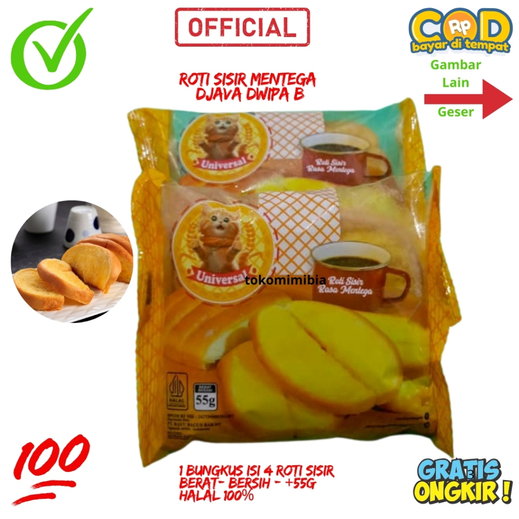

Roti Sisir Djava Dwipa Enak Legendaris Mentega - Langsung Pabrik B