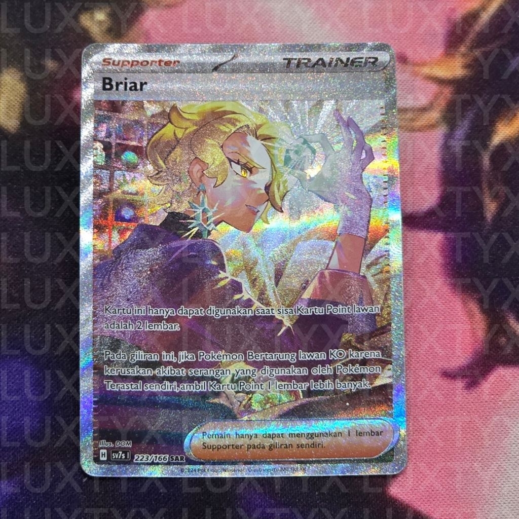 Pokemon TCG Indonesia SV7S Trainer Briar 223/166 SAR