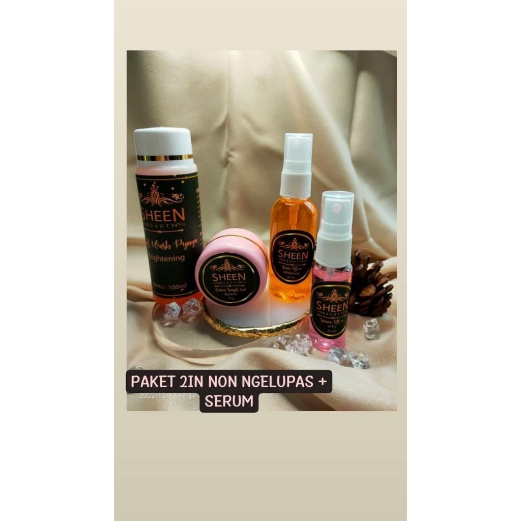 SHEEN BEAUTY PAKET SIMPEL 2IN1 TONER BESAR READY