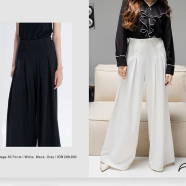 NEW - This is April x Mahalini Stage 30 Pants Grey