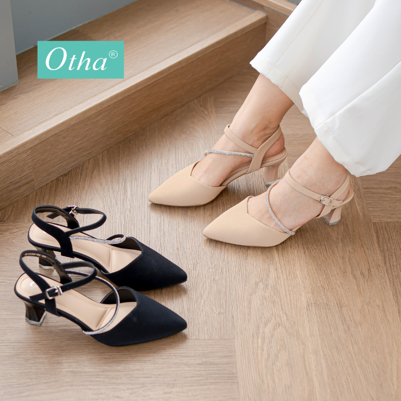 Otha Shoes H1033 OHS - Sepatu Heels Wanita Tinggi Hak 6 cm
