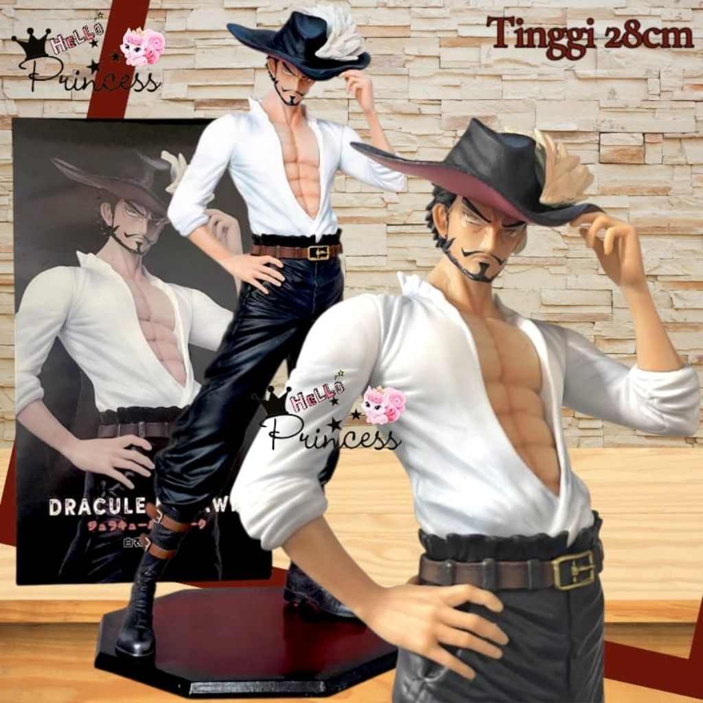 Action Figur One Piece Dracule Mihawk Standing 28cm Statue Pvc