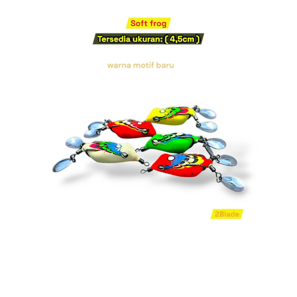 Soft frog double blade